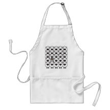 Border Collie in the Sheep Apron