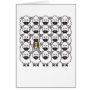 Border Collie in the Sheep Greeting Cards