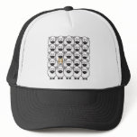 Border Collie in the Sheep Trucker Hats