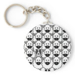 Border Collie in the Sheep keychains