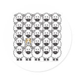 Border Collie in the Sheep Stickers