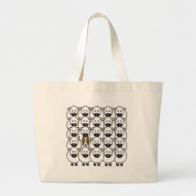 Border Collie in the Sheep Tote Bag