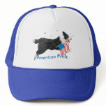 Border Collie Jump With Pride Apparel Trucker Hat