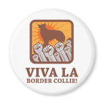Border Collie Fridge Magnet