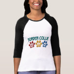 BORDER COLLIE MOM Paw Print 1 Shirt