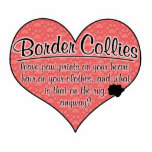 Border Collie Paw Prints Dog Humour photo sculptures