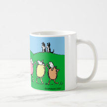 Border Collie Pied Piper Mug