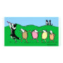 Border Collie Pied Piper Custom Photo Card