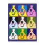 Border Collie Pop Art Post Cards