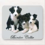 Border Collie Puppies Mouse Pads