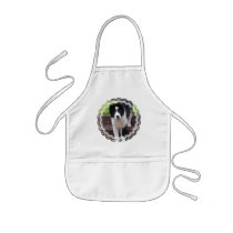 Border Collie Puppy Children's Apron