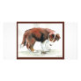 Border Collie Puppy & Grasshopper Customized Photo Card