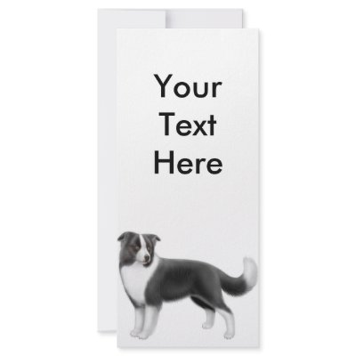 Border Collie Rack Card by twopurringcats