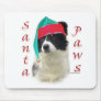 Border Collie Santa Paws Mouse Pad