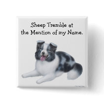 Border Collie Sheep Herder Pin