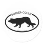 Border Collie Silhouette Black Sticker