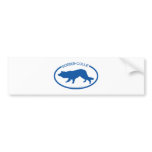 Border Collie Silhouette Bumper Sticker