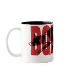 Border Collie silhouette mugs