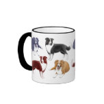 Border Collies Ringer Mug
