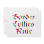 Border Collies Rule Custom Invitations