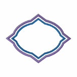 Border Outline embroidered shirts