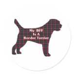 Border Terrier BFF Sticker
