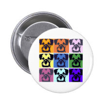 Border Terrier  Button