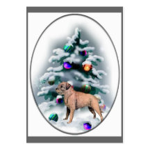 Border Terrier Christmas Gifts Business Card