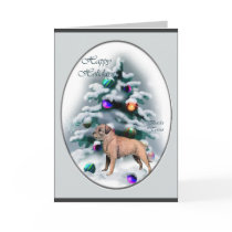 Border Terrier Christmas Gifts Cards