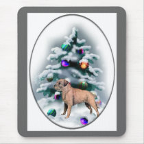 Border Terrier Christmas Gifts Mousepad