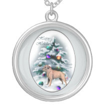 Border Terrier Christmas Gifts Necklaces