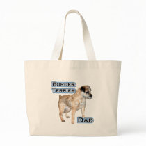 Border Terrier Dad 4 Tote Bags