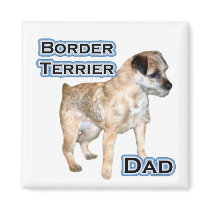 Border Terrier Dad 4 - Magnet
