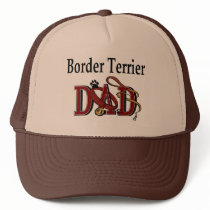Border Terrier Dad Gifts Hat