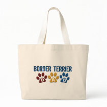BORDER TERRIER DAD Paw Print 1 Bag