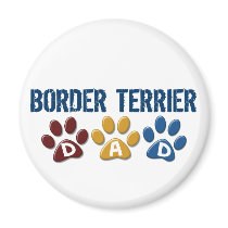 BORDER TERRIER DAD Paw Print 1