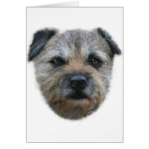 Border Terrier dog Greeting Card