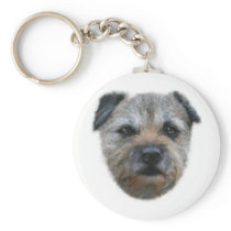 Border Terrier dog Keychain