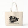 Border Terrier Drawing Tote Bag