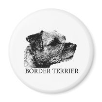 Border Terrier Drawing Magnets