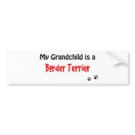 Border Terrier Grandchild Bumper Sticker