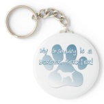Border Terrier Granddog Key Chains