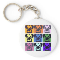 Border Terrier  Key Chains