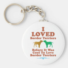 Border Terrier Keychain