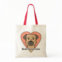 Border Terrier Lover Tote Bags