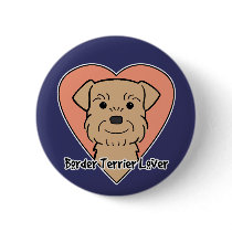 Border Terrier Lover Pinback Button