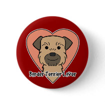 Border Terrier Lover Pinback Buttons