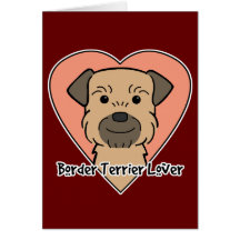 Border Terrier Lover Card