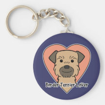 Border Terrier Lover Key Chain
