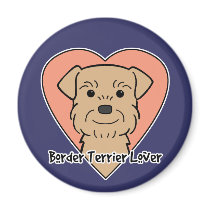 Border Terrier Lover Fridge Magnet